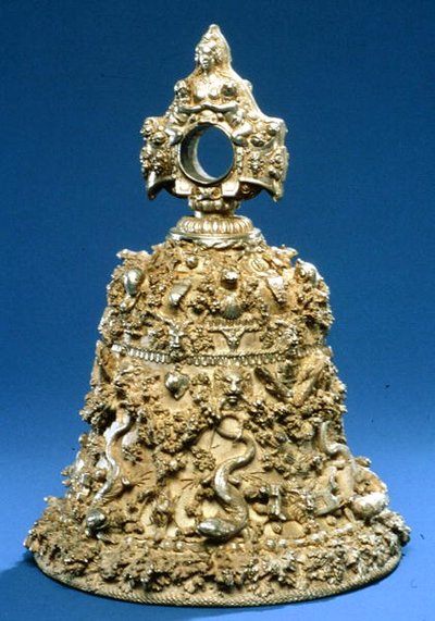 Campanello a mano, c.1555 (oro e argento) da Wenzel I Jamnitzer